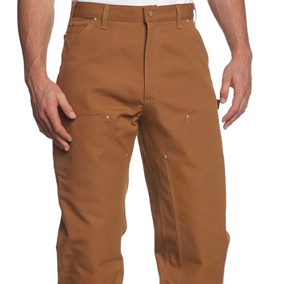 NWT Carhartt Firm Duck Double-Front Work Dungaree - Picture 2 of 5